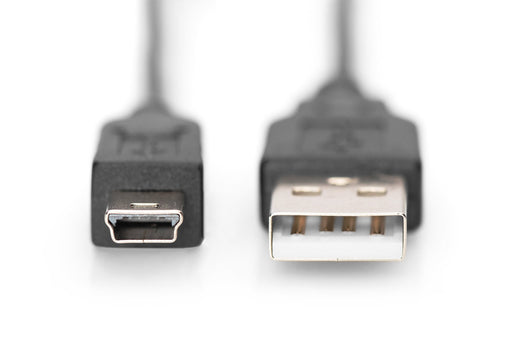 EAN 4016032323235 - Digitus DB-300130-010-S cable USB 1 m USB A Mini-USB B Negro imagen 2