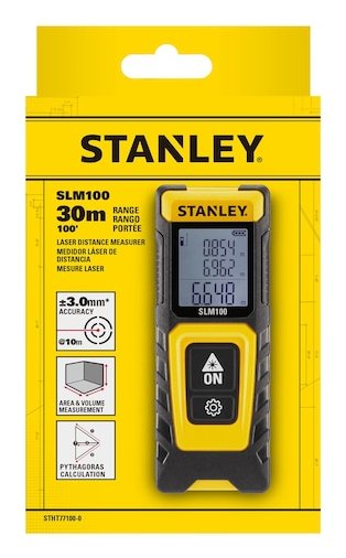 EAN 3253560771003 - Stanley STHT77100-0 telémetro Medidor láser de distancias Negro, Amarillo 30 m imagen 8