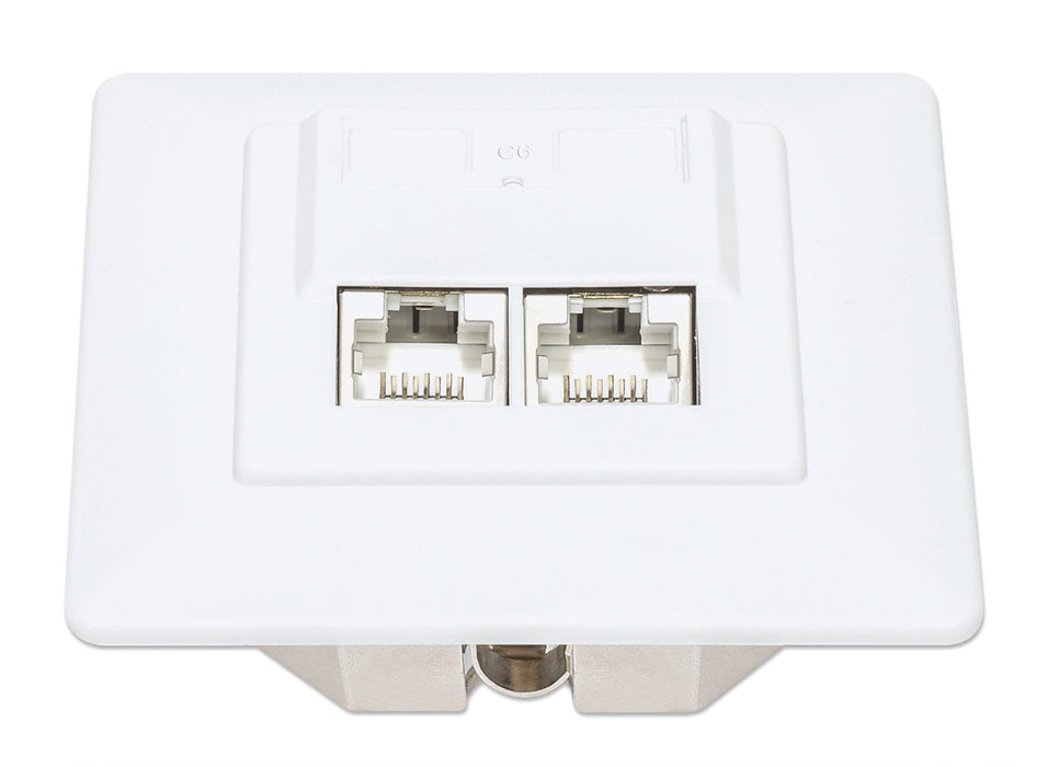 EAN 0766623771900 - Intellinet 771900 toma de corriente 2 x RJ-45 Blanco imagen 4