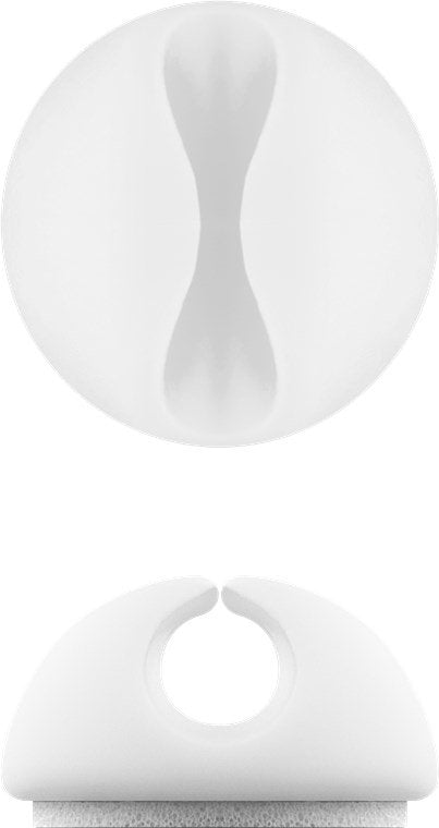 EAN 4040849951831 - Goobay 95183 organizador de cables Universal Soporte para cables Blanco 5 pieza(s) imagen 2