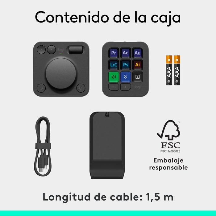 EAN 5099206124707 - Logitech MX Creative Console Teclado Bluetooth/USB imagen 11