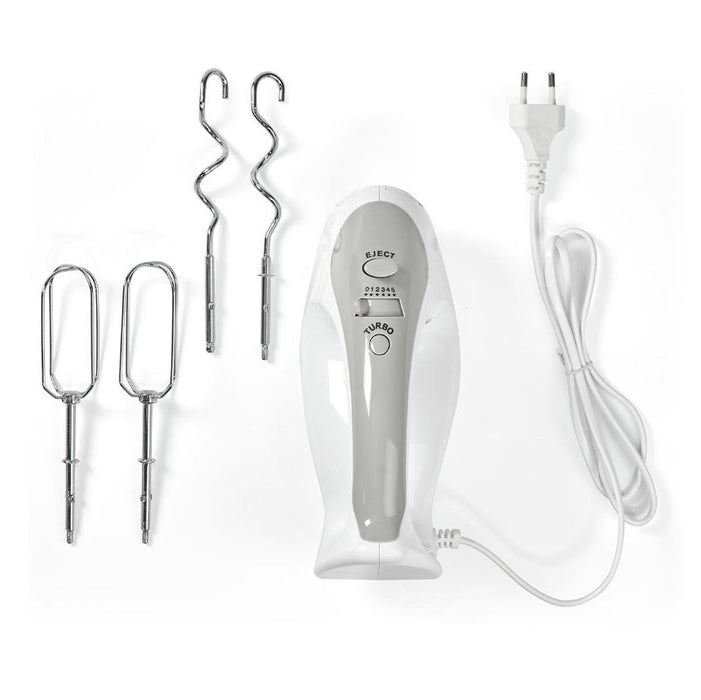 EAN 5412810330218 - Nedis KAHM100CWT batidora Batidora de mano 200 W Gris, Blanco imagen 15