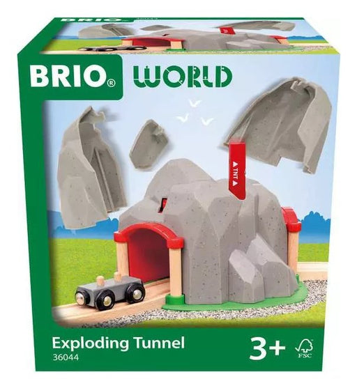 EAN 7312350360448 - BRIO World Train Set Exploding Tunnel imagen 1