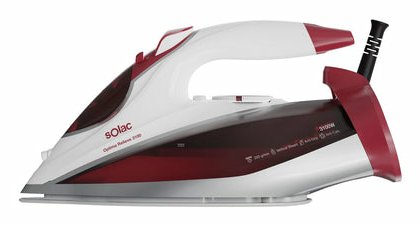 EAN 8433766187104 - Solac Optima Relieve 3100 Plancha a vapor Suela de cerámica 3100 W Rojo, Blanco imagen 1