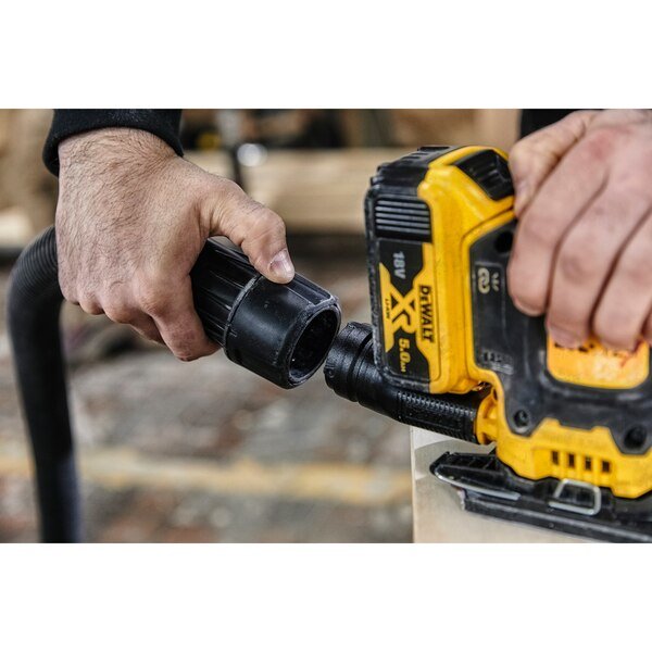EAN 5054905284121 - DeWALT DCW200NT-XJ lijadora portátil Lijadora de hoja 13500 OPM Negro, Amarillo imagen 9
