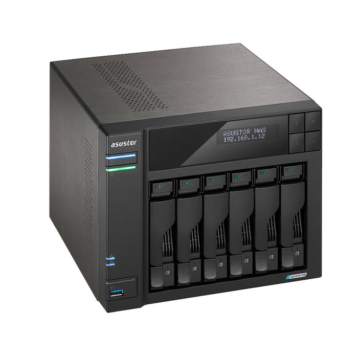 EAN 0887372901629 - Asustor LOCKERSTOR 6 NAS Escritorio Intel® Celeron® N5105 8 GB DDR4 Unidad de disco duro ADM Negro imagen 3