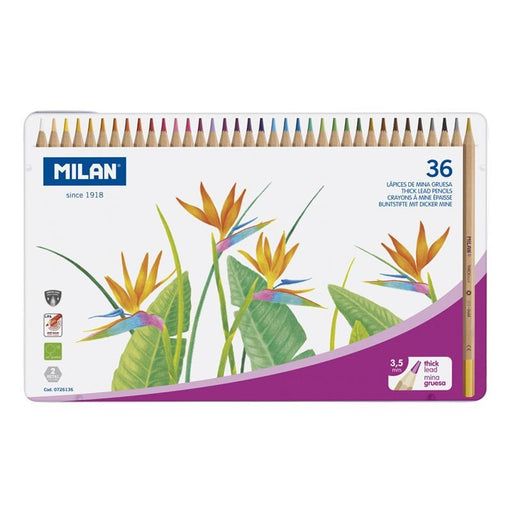 EAN 8411574017776 - Milan 0726136 lápiz de color Multicolor 36 pieza(s) imagen 1