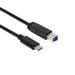 EAN 8719214470838 - CLUB3D CAC-1524 cable USB USB 3.1 Gen2 Type C USB B Negro imagen 1