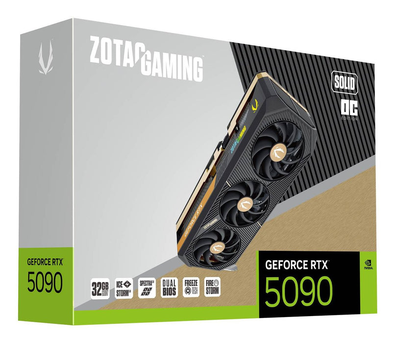 EAN 8886307700001 - Zotac GAMING GeForce RTX 5090 SOLID OC NVIDIA 32 GB GDDR7 imagen 7