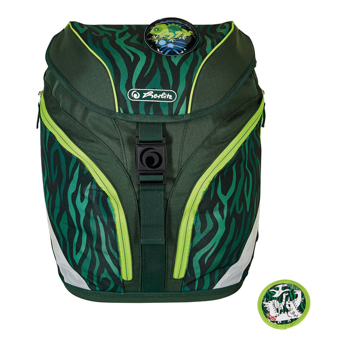 EAN 4008110284019 - Herlitz SoftLight Plus Jungle juego de mochila escolar Niño Poliéster Verde, Oliva imagen 16