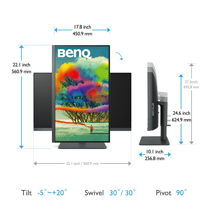 EAN 4718755086458 - BenQ PD2705U pantalla para PC 68,6 cm (27") 3840 x 2160 Pixeles 4K Ultra HD LED Negro imagen 5