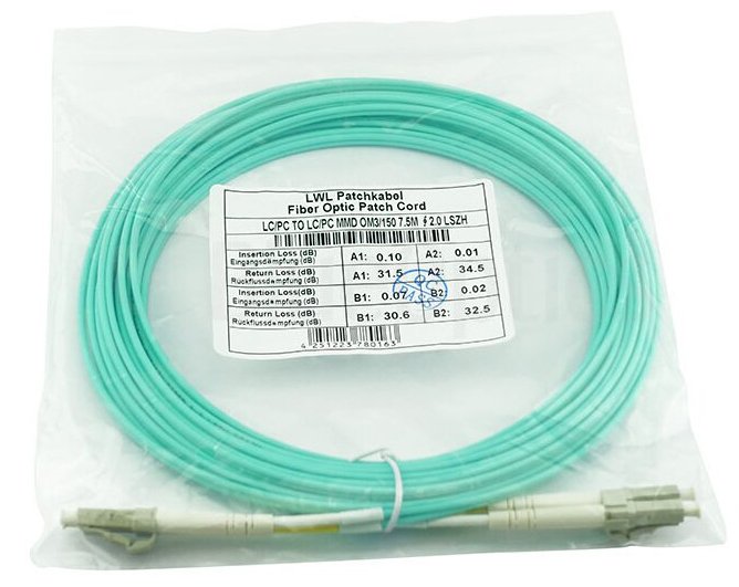 EAN 4063232618869 - BlueOptics SFP3131EU7.5MK Cable de fibra óptica e InfiniBand 7,5 m LC Color aguamarina imagen 5