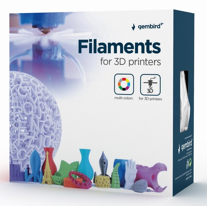 EAN 8716309090773 - Gembird 3DP-PETG1.75-01-W material de impresión 3d Polietileno tereftalato glico (PETG) Blanco 1,45 kg imagen 3