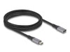 EAN 4043619812028 - DeLOCK 81202 cable USB USB4 Gen 2x2 2 m USB C Negro, Gris imagen 1