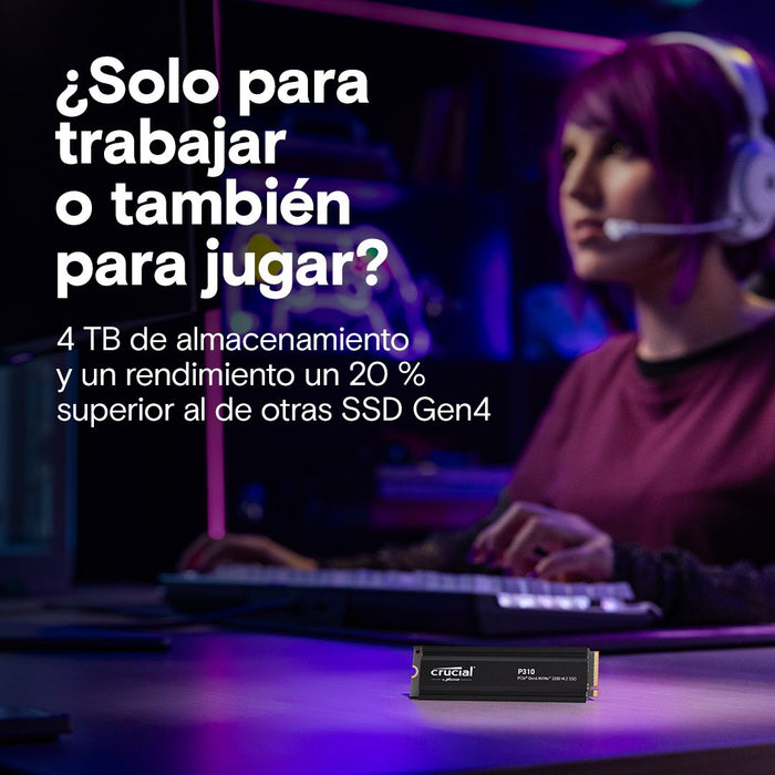 EAN 0649528944764 - Crucial P310 1 TB M.2 PCI Express 4.0 NVMe imagen 3