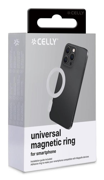 EAN 8021735218982 - Celly MAGCADAPTERWH accesorio para teléfono móvil o smartphone Anillo magnético imagen 5