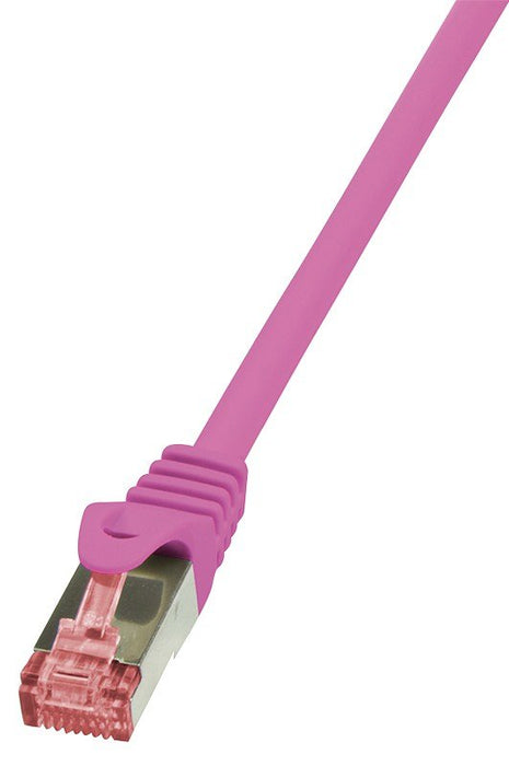 EAN 4052792021677 - LogiLink Cat.6 S/FTP, 1m cable de red Rosa Cat6 S/FTP (S-STP) imagen 1