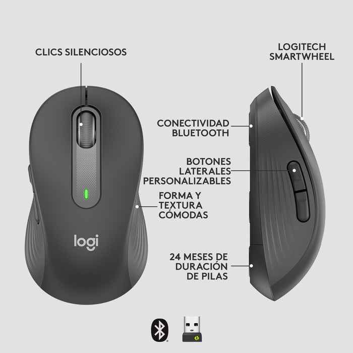 EAN 5099206097223 - Logitech 910-006253 ratón Oficina mano derecha RF Wireless + Bluetooth Óptico 4000 DPI imagen 12