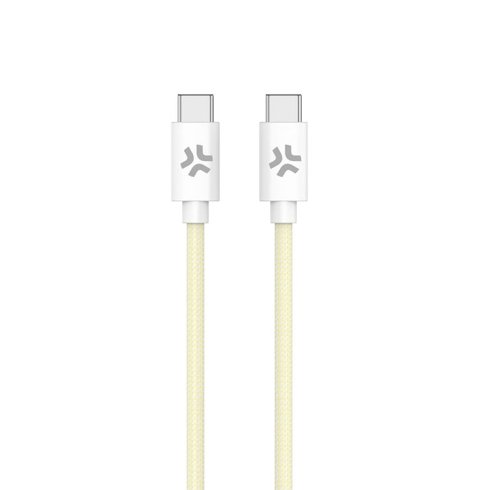 EAN 8021735207719 - Celly USBCUSBCCOTTYL cable USB 1,5 m USB C Blanco, Amarillo imagen 1