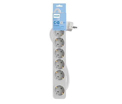 EAN 4895229131989 - Philips CHP2164W/62 unidad de distribución de energía (PDU) 6 salidas AC Blanco imagen 2