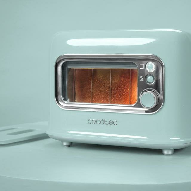 EAN 8435484080392 - Cecotec RetroVision Blue 5 2 rebanada(s) 700 W Azul claro, Acero inoxidable imagen 7