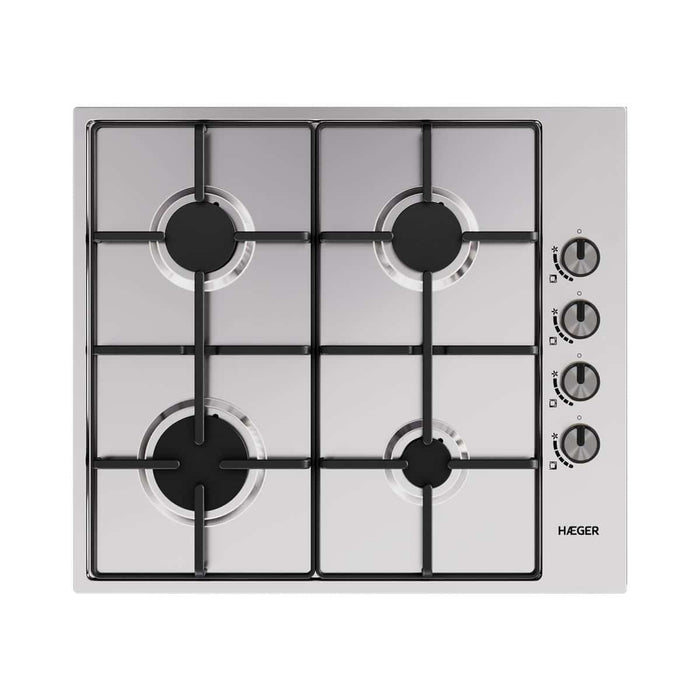 EAN 5608475031953 - Haeger PG-4GI.008A hobs Acero inoxidable Integrado 60 cm Encimera de gas 4 zona(s) imagen 1