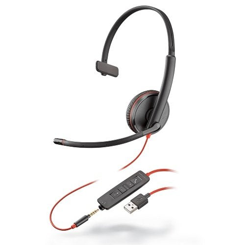 EAN 0017229160187 - Poly Blackwire 3215 Auriculares Alámbrico Diadema Llamadas/Música USB tipo A Negro imagen 1