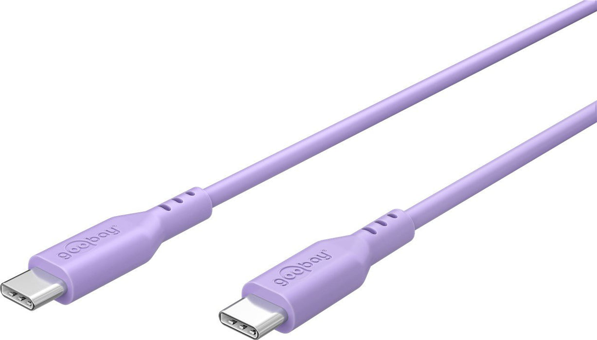 EAN 4040849777455 - Goobay 77745 cable USB USB 2.0 1,5 m USB C Púrpura imagen 4