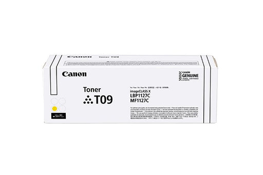 EAN 4549292161021 - Canon TONER T09 Y cartucho de tóner 1 pieza(s) Original Amarillo imagen 1