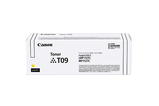 EAN 4549292161021 - Canon TONER T09 Y cartucho de tóner 1 pieza(s) Original Amarillo imagen 1