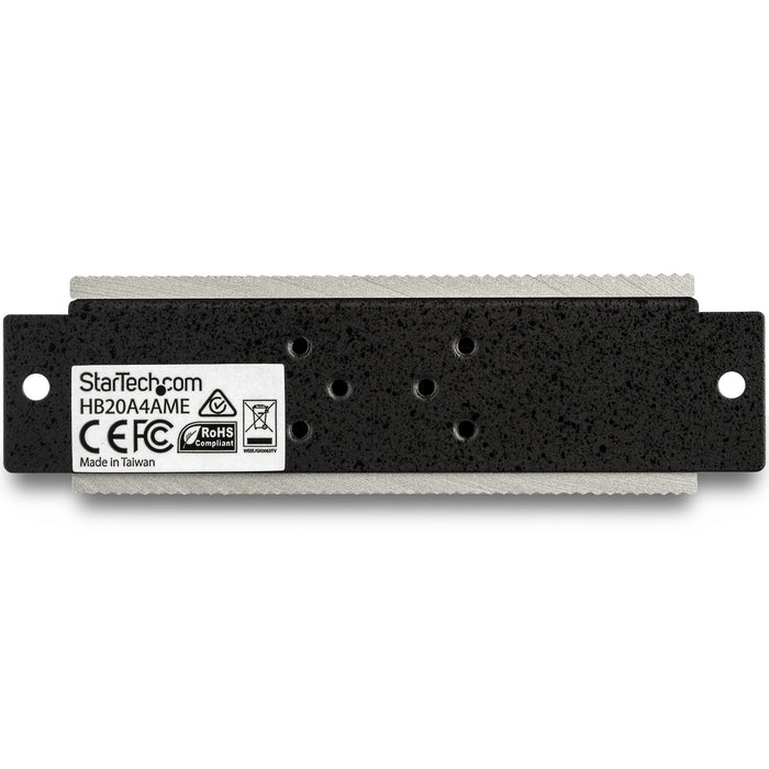 EAN 0065030878623 - StarTech.com HB20A4AME hub de interfaz USB 2.0 Type-B 480 Mbit/s Negro imagen 3