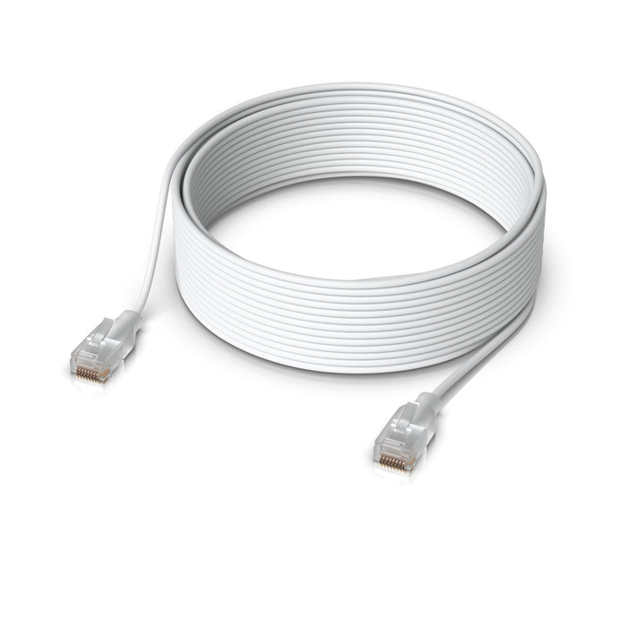 EAN 0810084695845 - Ubiquiti UACC-Cable-Patch-EL-15M-W cable de red Translúcido, Blanco Cat6 imagen 2