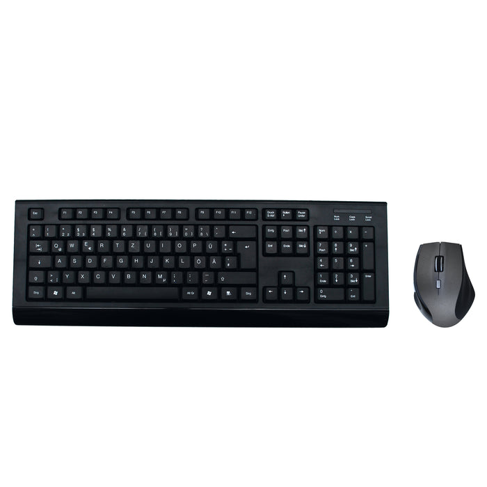 EAN 4260283119769 - MediaRange MROS104-FR teclado Ratón incluido Oficina RF inalámbrico AZERTY Francés Negro, Gris imagen 3