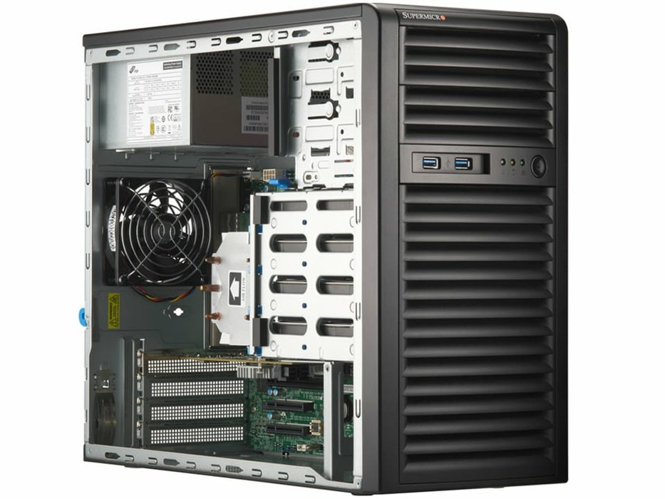 EAN 672042913497 - Supermicro SYS-531R-I PC/estación de trabajo barebone Mini-Tower Negro Intel C262 imagen 1