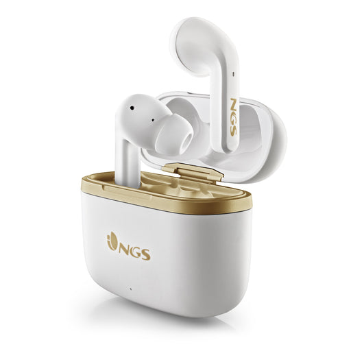 EAN 8435430620221 - NGS ARTICA TROPHY Auriculares Inalámbrico Dentro de oído Llamadas/Música USB Tipo C Bluetooth Oro, Blanco imagen 1