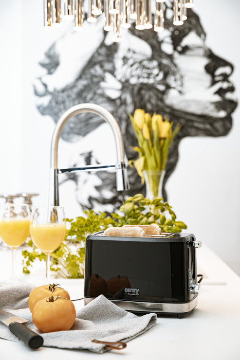 EAN 5903887800150 - Camry Premium CR 3218 tostadora 6 2 rebanada(s) 900 W Negro, Plata imagen 7