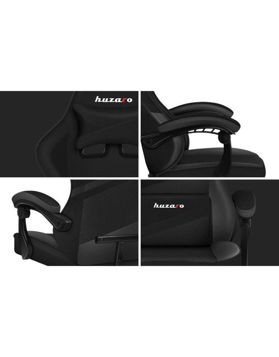 EAN 5903796013153 - Huzaro FORCE 4.4 CARBON Silla para videojuegos de PC Asiento (de seguridad) de butaca Negro, Carbono imagen 14