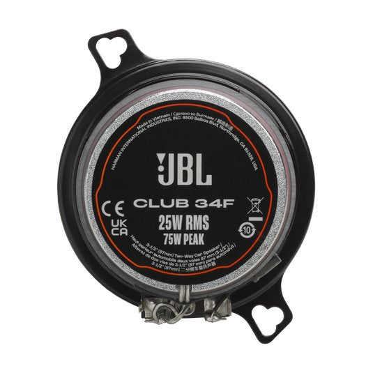 EAN 1200130003301 - JBL Club 34F altavoz audio Alrededor De 2 vías 75 W 2 pieza(s) imagen 3