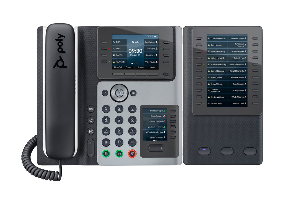 EAN 0197497341416 - Poly Edge E400 IP Phone and PoE-enabled teléfono IP Negro 8 líneas IPS imagen 1