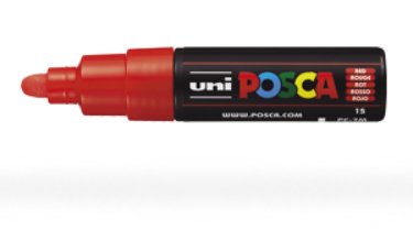 EAN 4902778228357 - POSCA PC7M R marcador 1 pieza(s) Rojo imagen 1