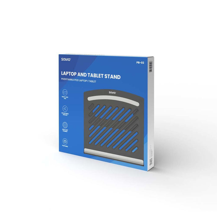 EAN 5901986047599 - Savio PB-02 soporte para ordenador portátil Negro, Plata imagen 6