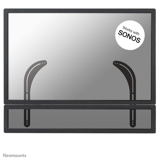 EAN 8717371445119 - Neomounts NM-USP100BLACK soporte de altavoz Soporte para TV Acero Negro imagen 1