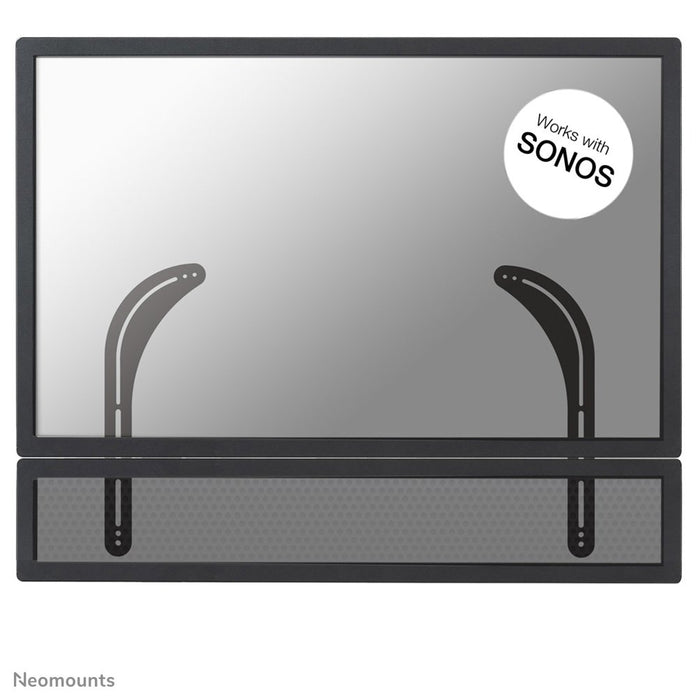 EAN 8717371445119 - Neomounts NM-USP100BLACK soporte de altavoz Soporte para TV Acero Negro imagen 1