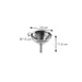 EAN 8595028483963 - Tescoma 428660 embudo de cocina 1 pieza(s) 12 cm Acero inoxidable imagen 3