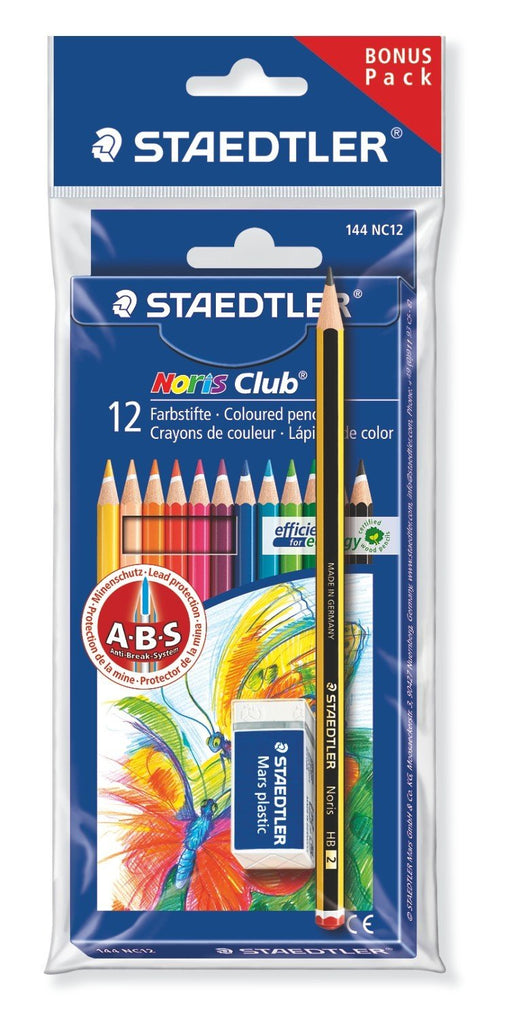 EAN 4007817609019 - Staedtler Noris Club 144 Set Negro, Azul, Burdeos, Marrón, Verde, Azul claro, Verde claro, Naranja, Meloc imagen 1