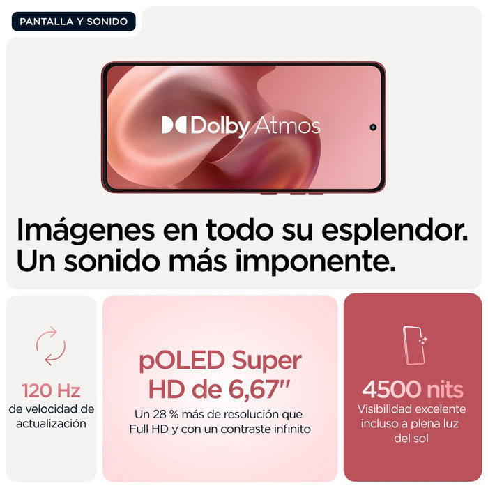 EAN 840493600123 - Motorola moto g86 power 5G 16,9 cm (6.67") SIM doble Android 15 USB Tipo C 12 GB 256 GB 6720 mAh Rosa imagen 18