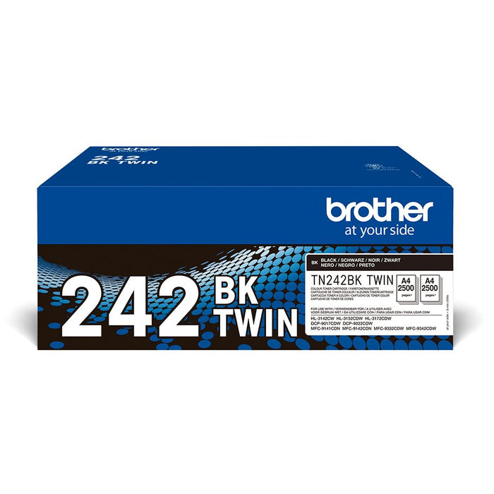 EAN 4977766812818 - Brother TN-242BKTWIN cartucho de tóner 2 pieza(s) Original Negro imagen 1