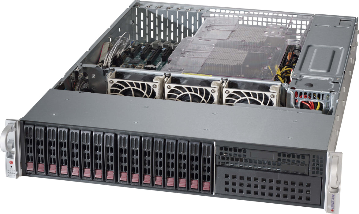 EAN 672042425518 - Supermicro SuperChassis 213BAC8-R1K23LPB Estante Negro 1200 W imagen 1