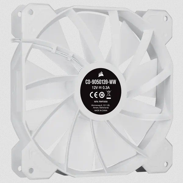 EAN 0840006637790 - Corsair SP140 RGB ELITE Carcasa del ordenador Ventilador 14 cm Blanco 2 pieza(s) imagen 7