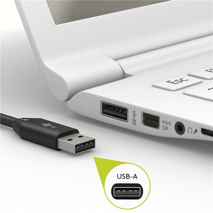 EAN 4040849455636 - Goobay 45563 cable USB USB 2.0 1 m USB A USB C Blanco imagen 6